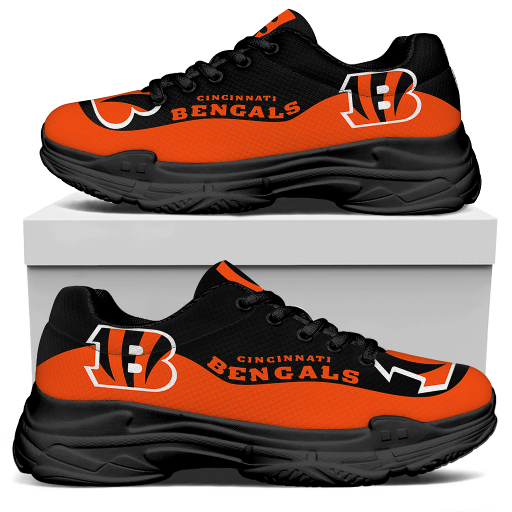 Men's Cincinnati Bengals Edition Chunky Sneakers With Line 001
